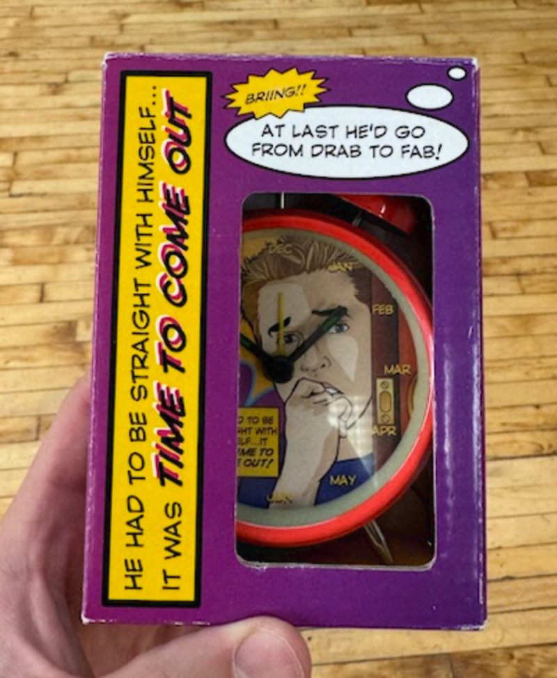 TIME TO COME OUT – Clock