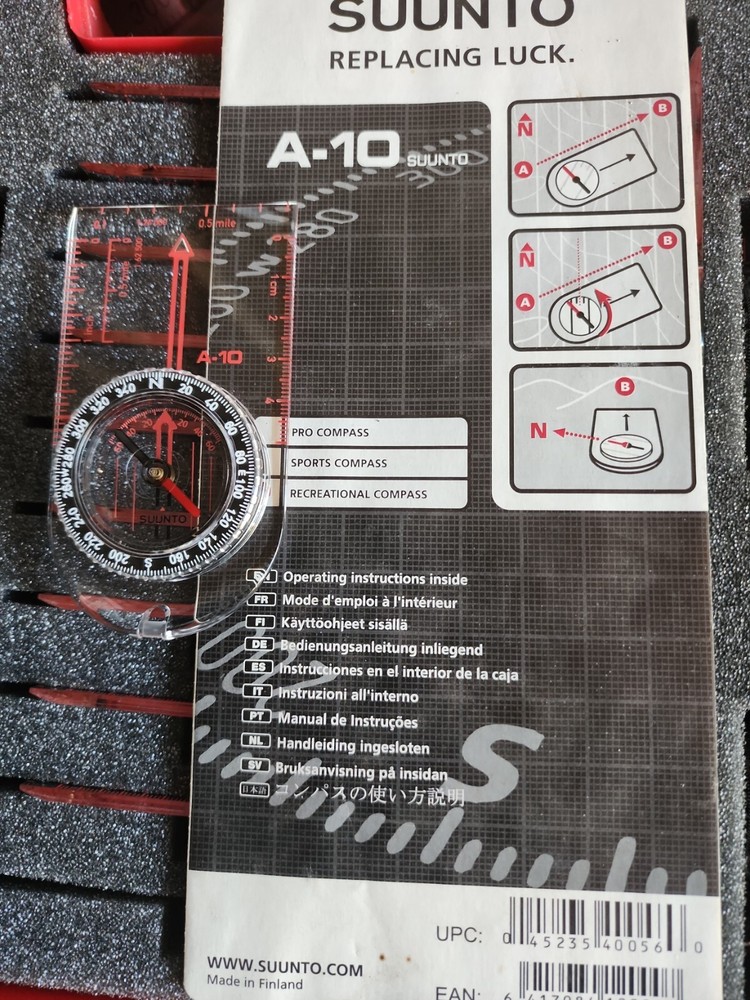Suunto A-10 Recreational Field Compass Model SS021237000