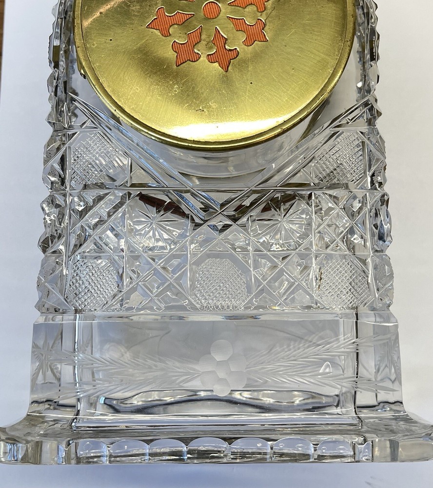 Crystal Glass Clock Mantle/Carriage Clock Movement
