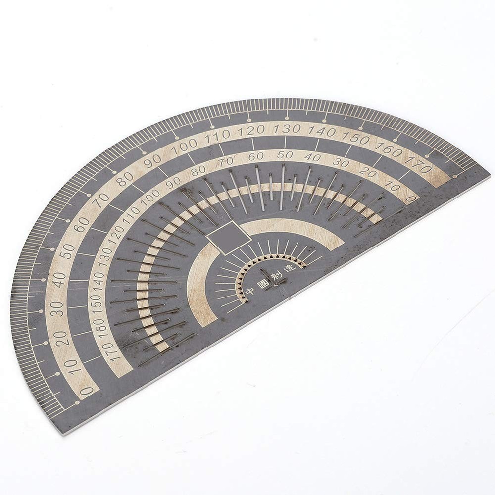 CYSFETENA Precision Marking Protractor, Stainless Steel Angle Protractor Find...