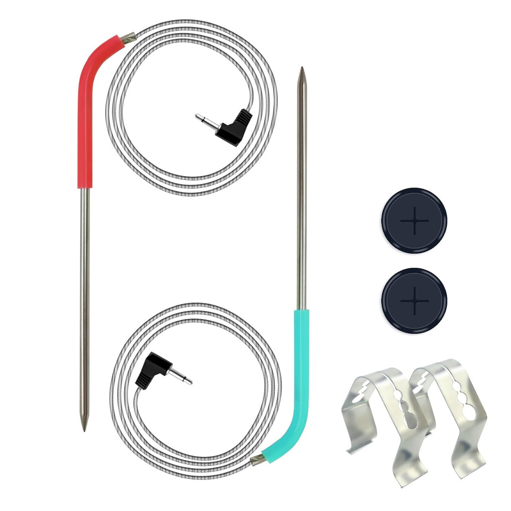 2-Pack Replacement Meat Probe for Masterbuilt 710 Digital Electric Smoker Grill,