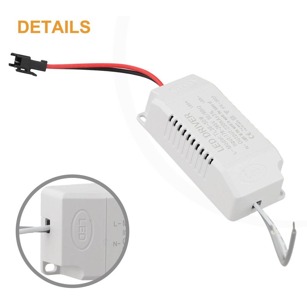 LED Driver Constant Current Home Improvement 36-50W Power Diameter 80mm