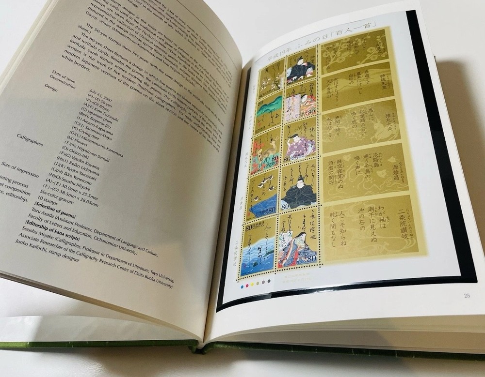 Japanese Stamp album 2007 with STAMPS Instructions in Japanese and English