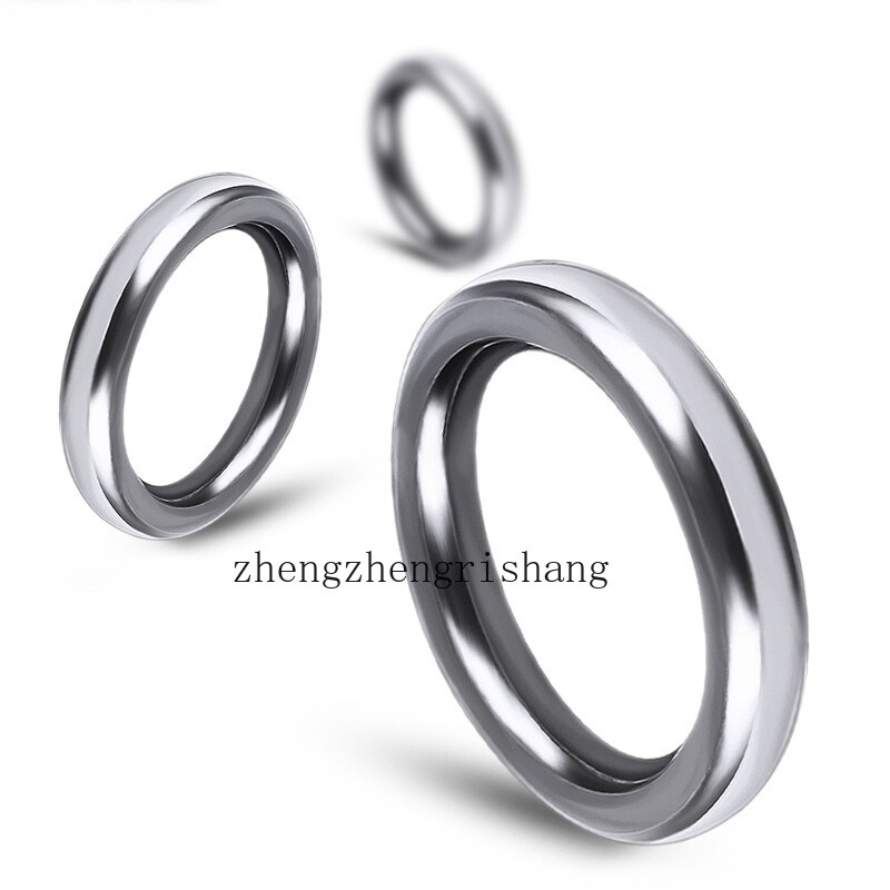 100Pcs Solid Ring Stainless Steel Fishing Attach Lure Hook Connector Tackle