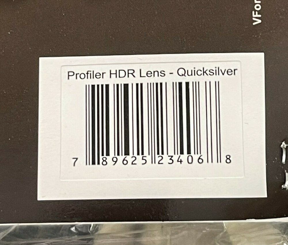 NEW V-Force Profiler, Morph, & Shield High Def Reflective Lens (HDR)-Quicksilver