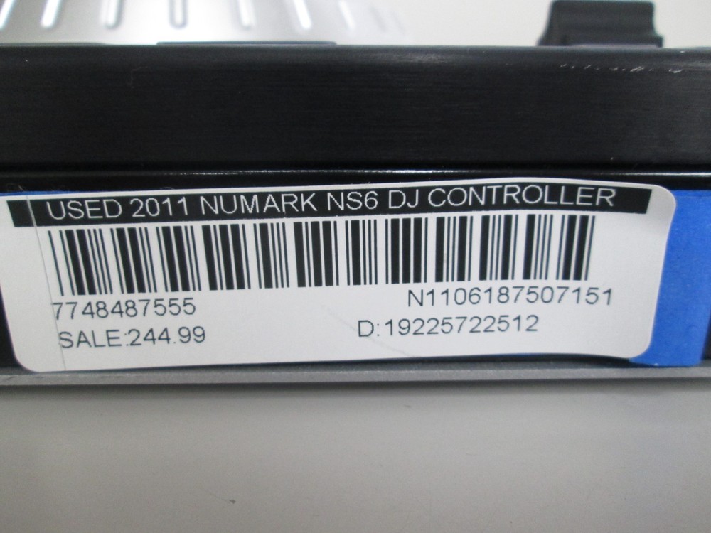 Numark NS6 Professional 4-Channel DJ Controller Touch-sensitive illuminate Mixer