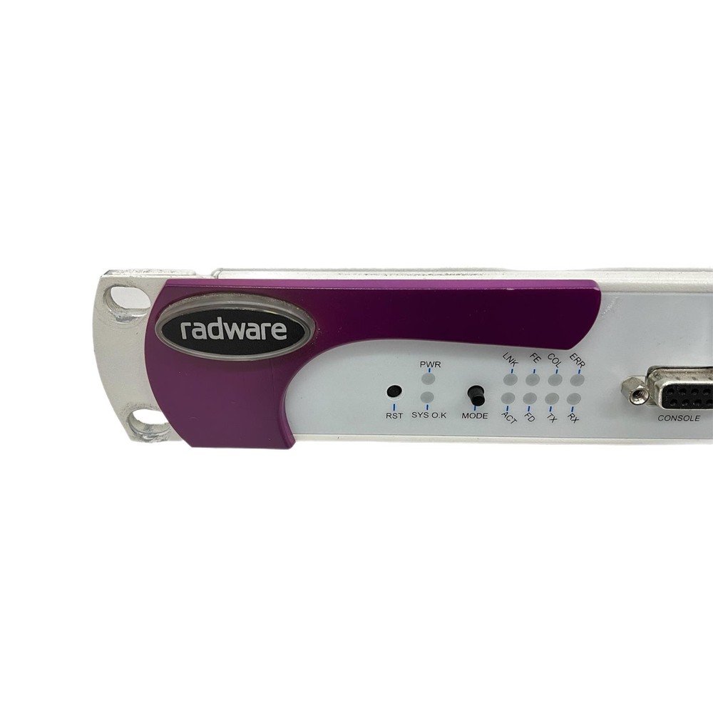 Pair Radware APSolute LinkProof Application Delivery 8 FE Port Load Balancer