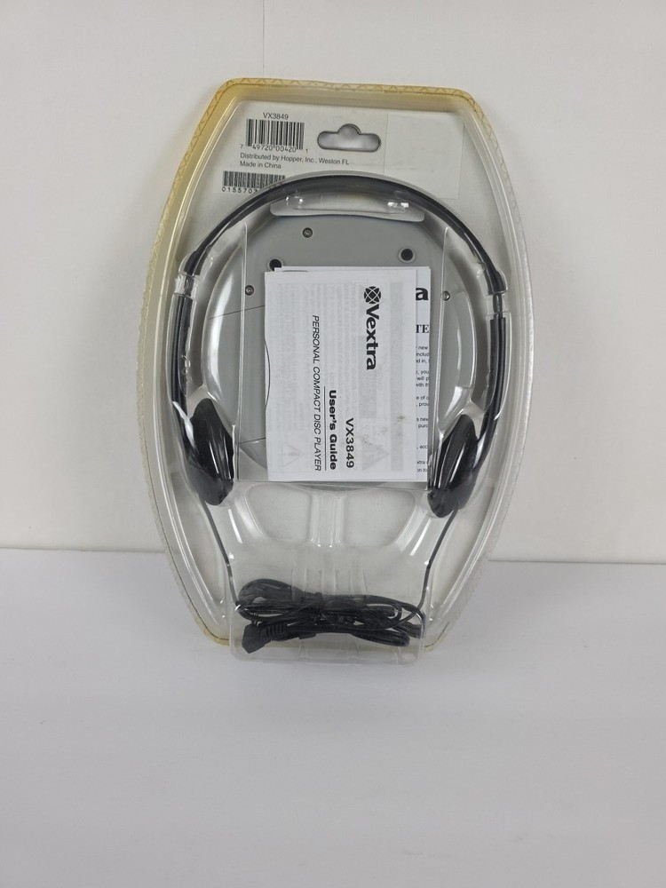 Vintage Vextra CD Player NEW/SEALED Programmable Memory Silver