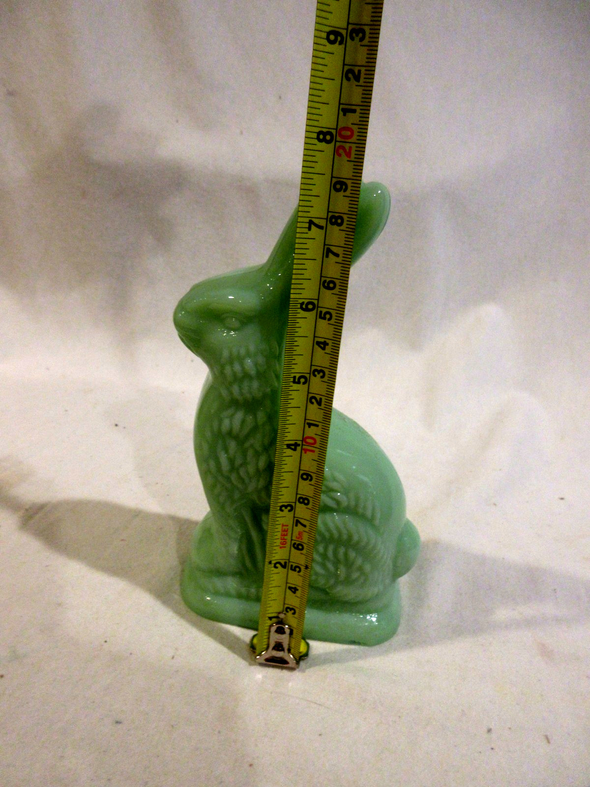Jadite Milk Glass Easter Bunny Rabbit