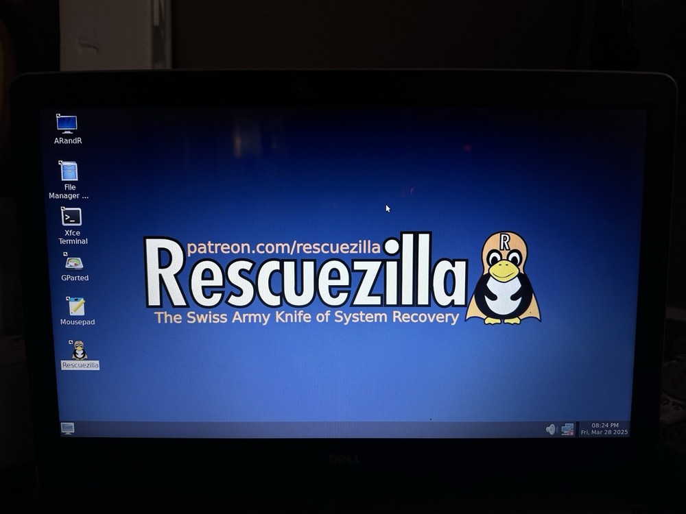 Rescuezilla 8Gb Bootable USB System Recovery Clone Partition Flash Drive