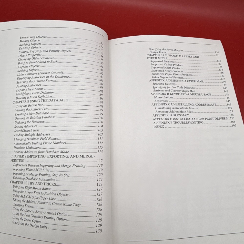 Address Mate For Windows PC User Manual By Co Star Corp
