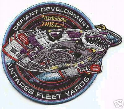 STAR TREK DEFIANT DEVELOPMENT - 5” PATCH - STK07