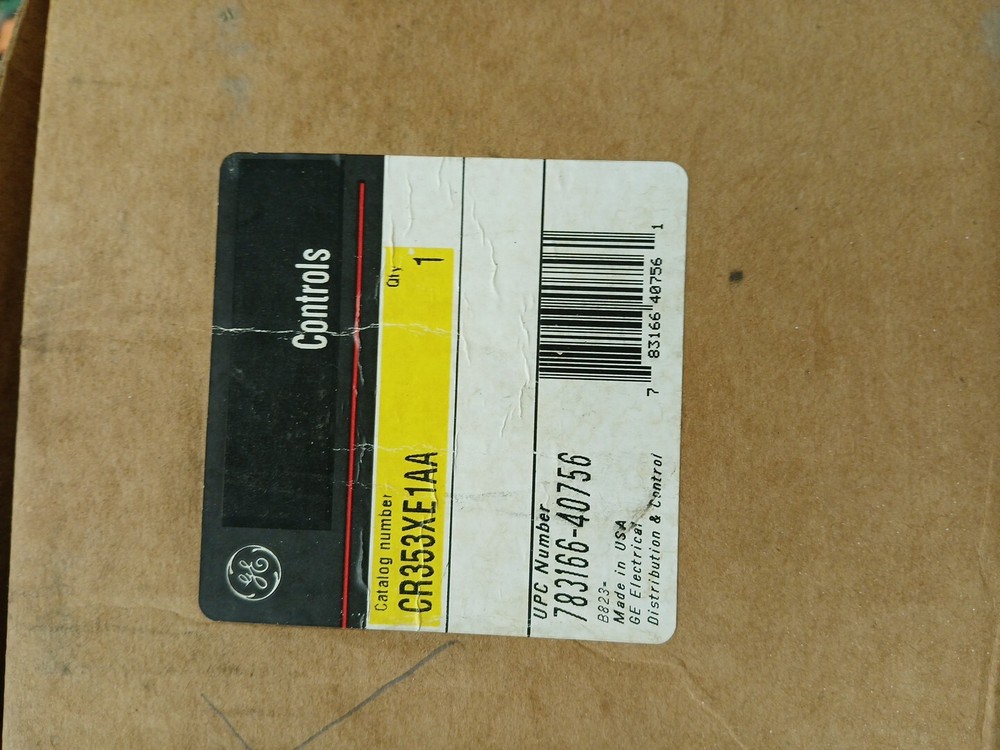 GE CR353XE1AA Controls