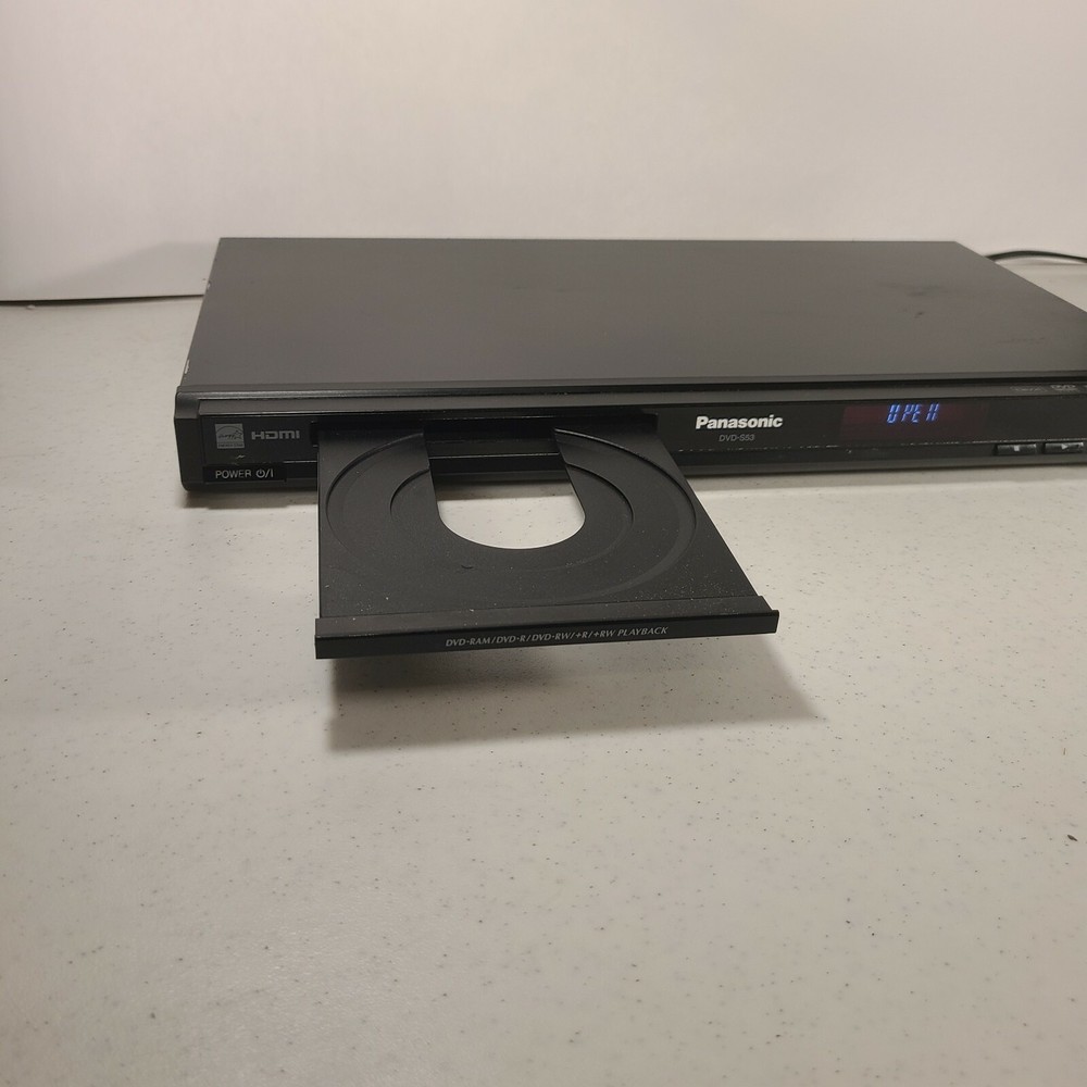 Panasonic DVD Player DVD-S53 Tested & WORKING No Remote Control