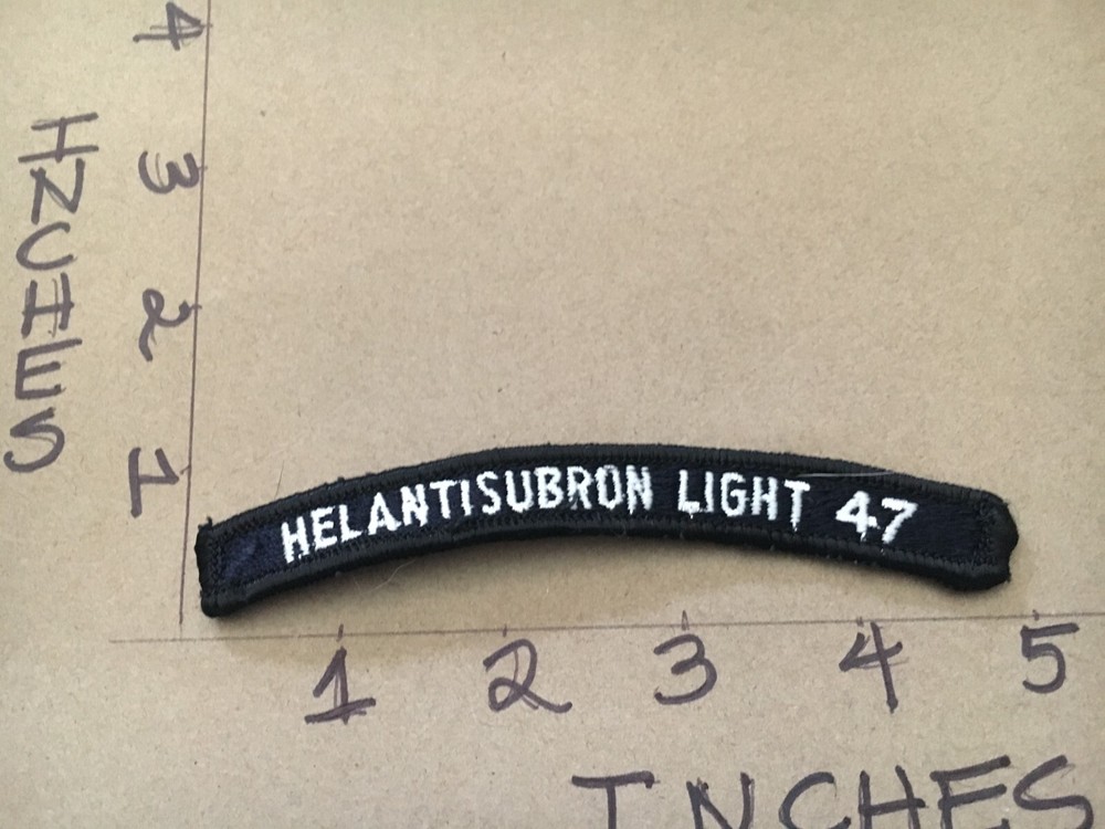 US NAVY SHOULDER STRIP TAB rocker Patch Helantisubron Light 47