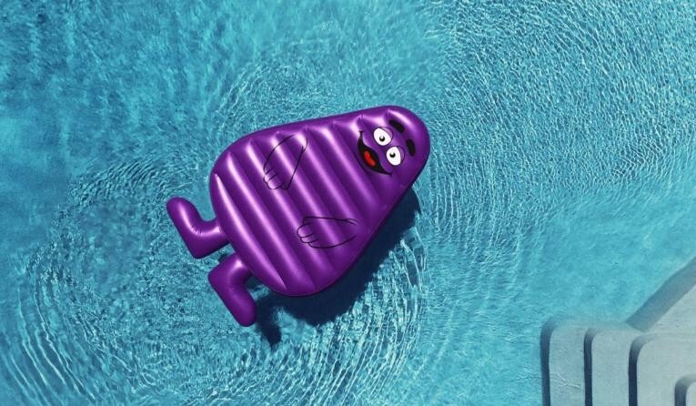 McDonald's Grimace 7ft Pool Float SOLD OUT