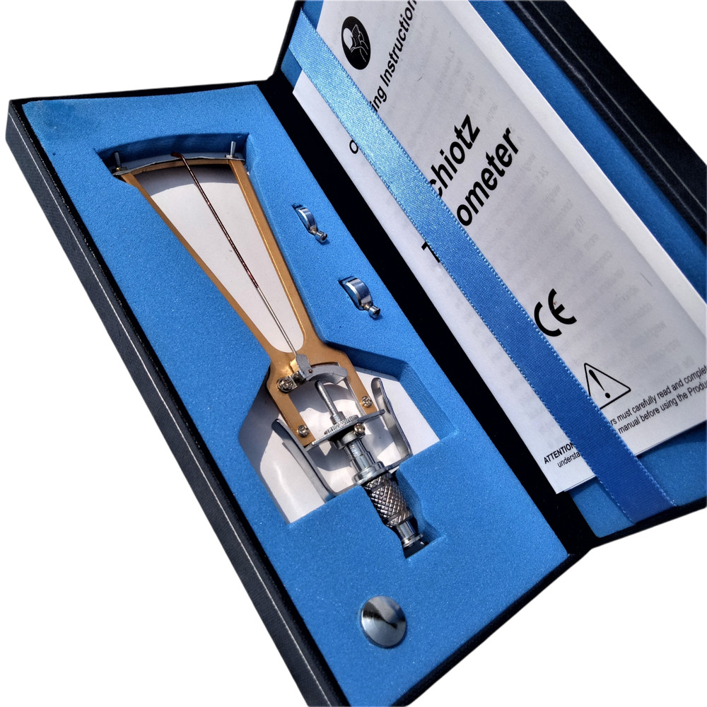 Schiotz Tonometer With Conversion Table And Blue Presentation Case