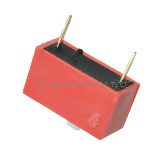 10PCS Red 2.54mm Pitch Slide Type DIP Switch 1-Bit 2-Bit 3-Bit 4-Bit 5-Bit 6-Bit