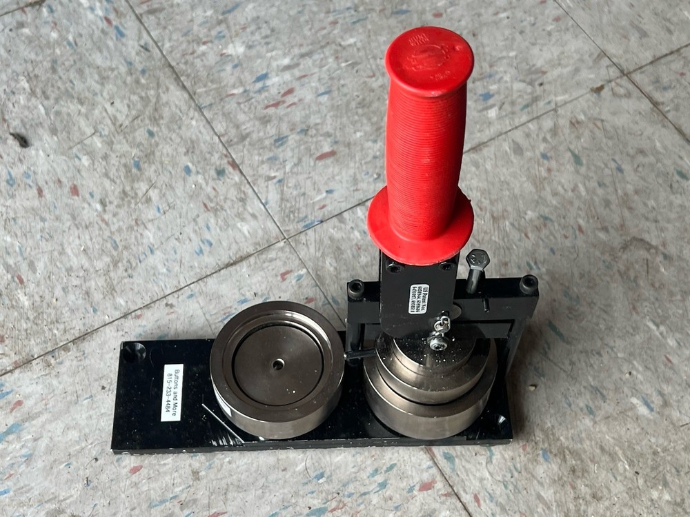 Model 225 Button Machine Pinback Hand Press