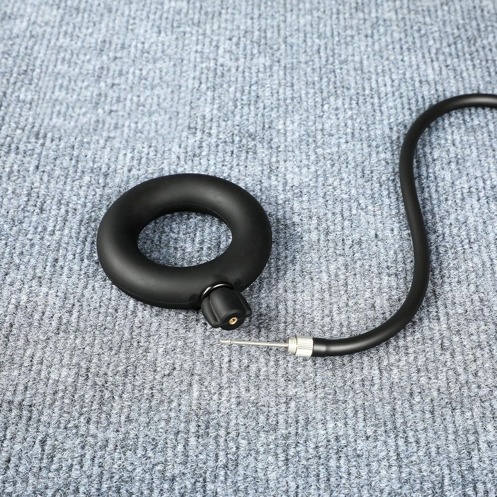 Male Inflatable Cockring Silicone Penis Ring Enhancer Ejaculation Delay Erection