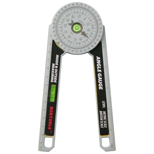 Miter Saw Protractor, Measuring Tools Precision Laser Inside & Outside Miter
