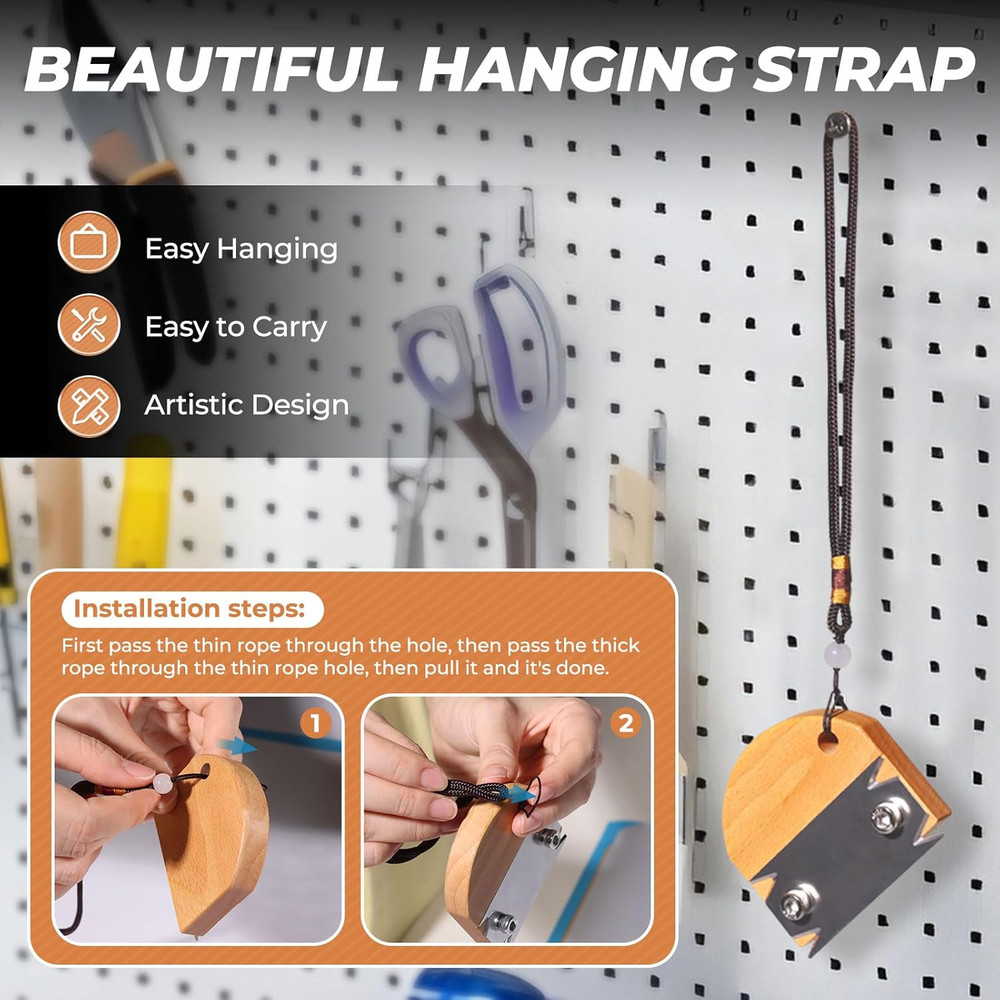 Edge Banding Trimmer & Planer - 2PCS Replacement Blades, Deburring, Chamfering &