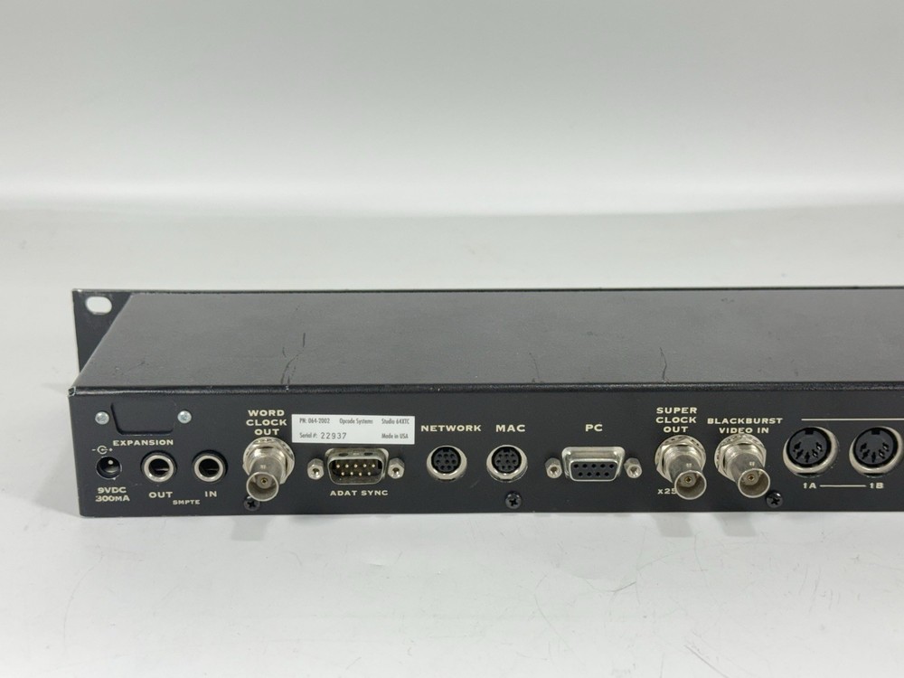 Opcode OMS Studio 64 XTC 4-In, 6-Out MIDI Interface - 64 MIDI CH - 064-2002