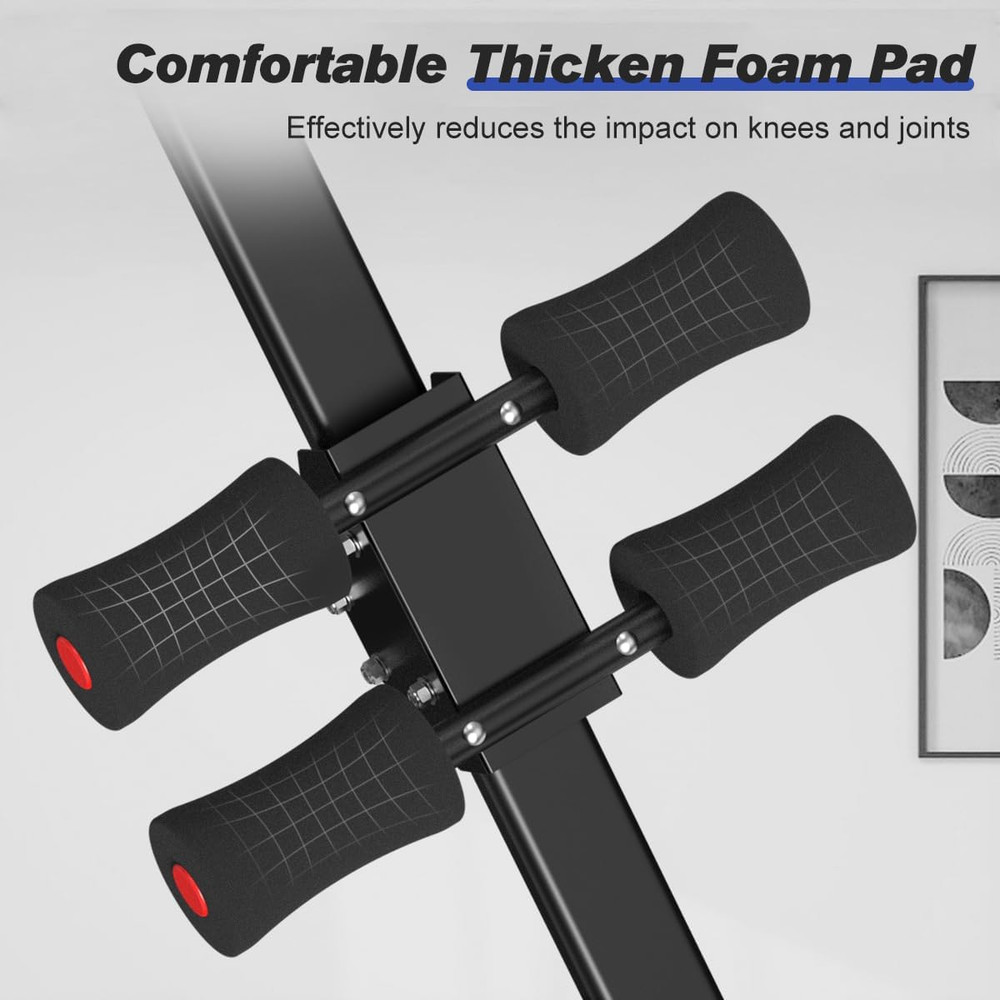 AB Workout Machine Adjustable Ab Trainer Machine Foldable Ab Cruncher Strength T