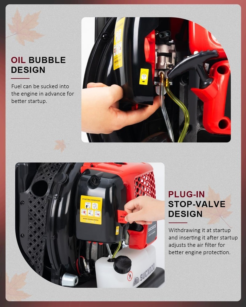 Commercial-Grade Gas Backpack Leaf Blower