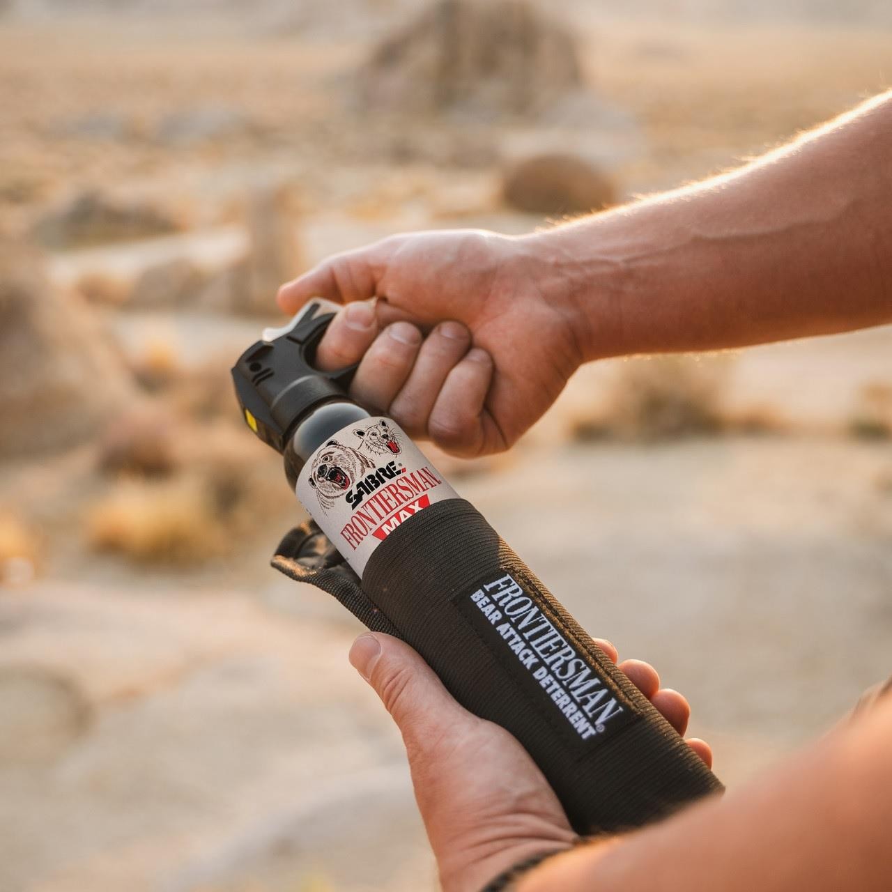 New Sabre Frontiersman Max 7.9 oz. Bear & Mountain Lion Spray (EXP: 02/29)