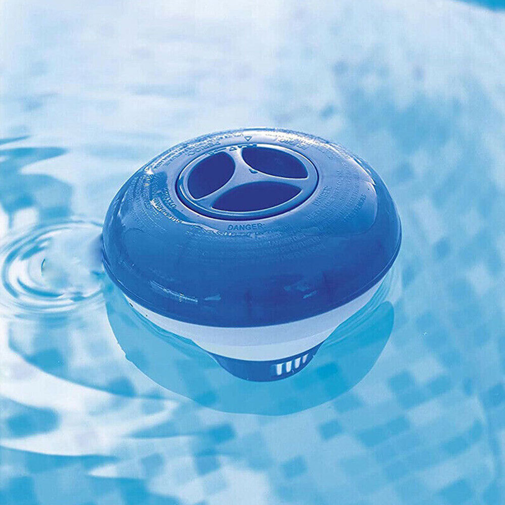 Pool Spa Large Floating Chlorine Bromine Tablet Dispenser 1.5" Tablets