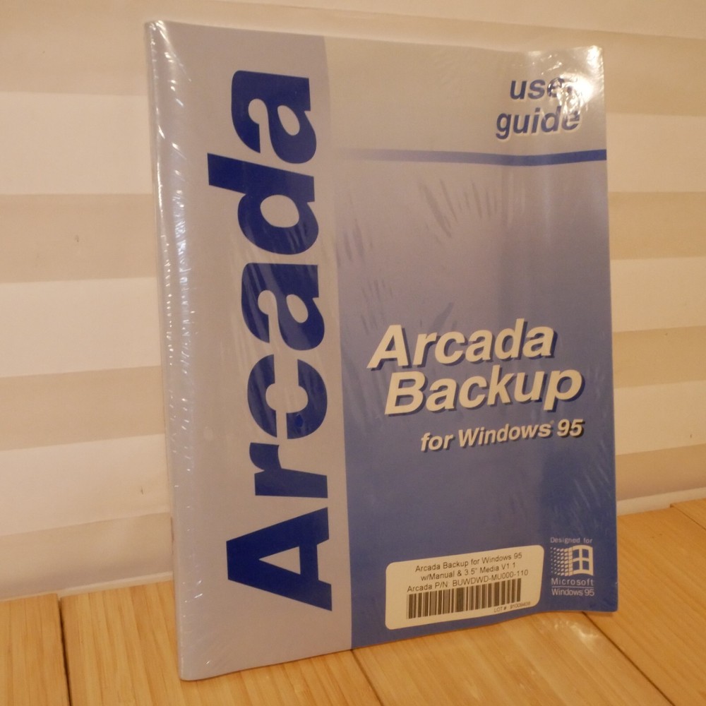 NOS Arcada Backup V1.1 For Microsoft Windows 95 with 3.5" Disk Install Media