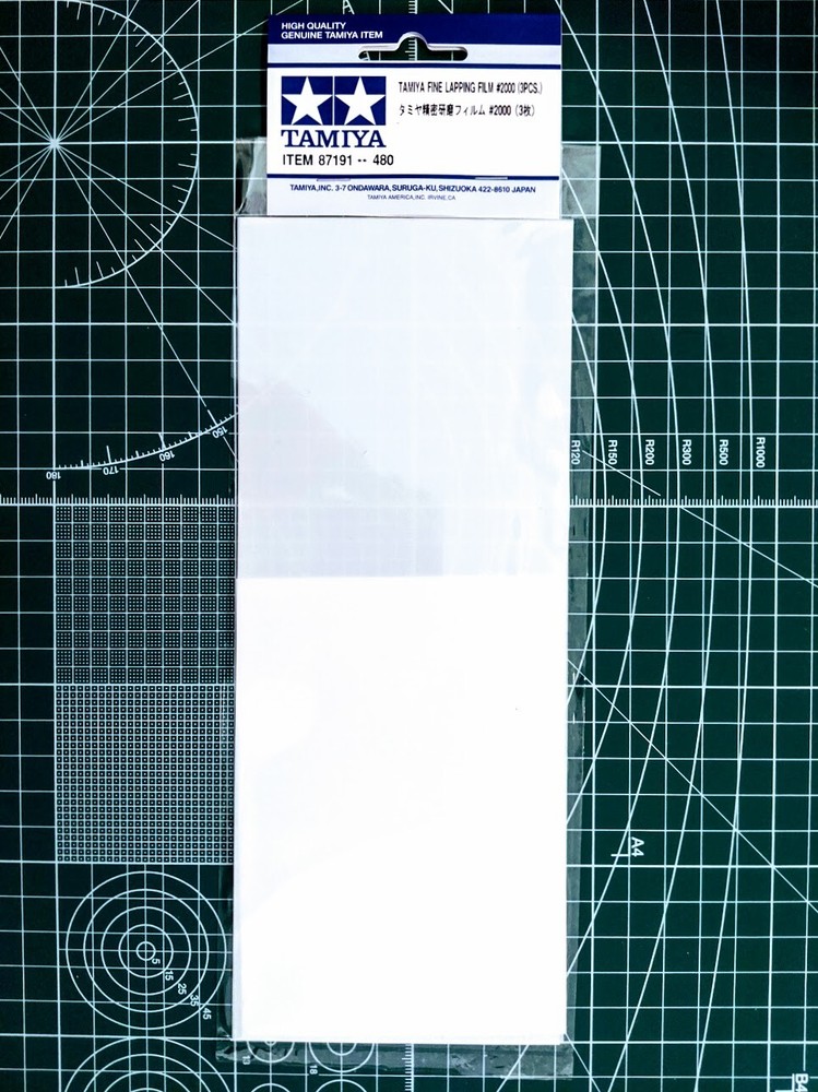 Tamiya Fine Lapping Film #2000 (3pcs) 87191
