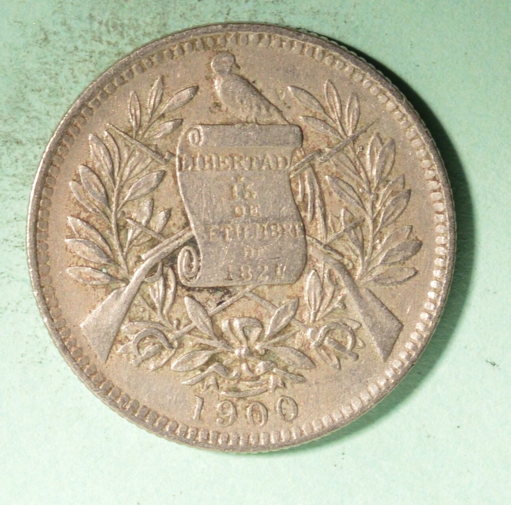 Guatemala 1 Real 1900 - InvD-274