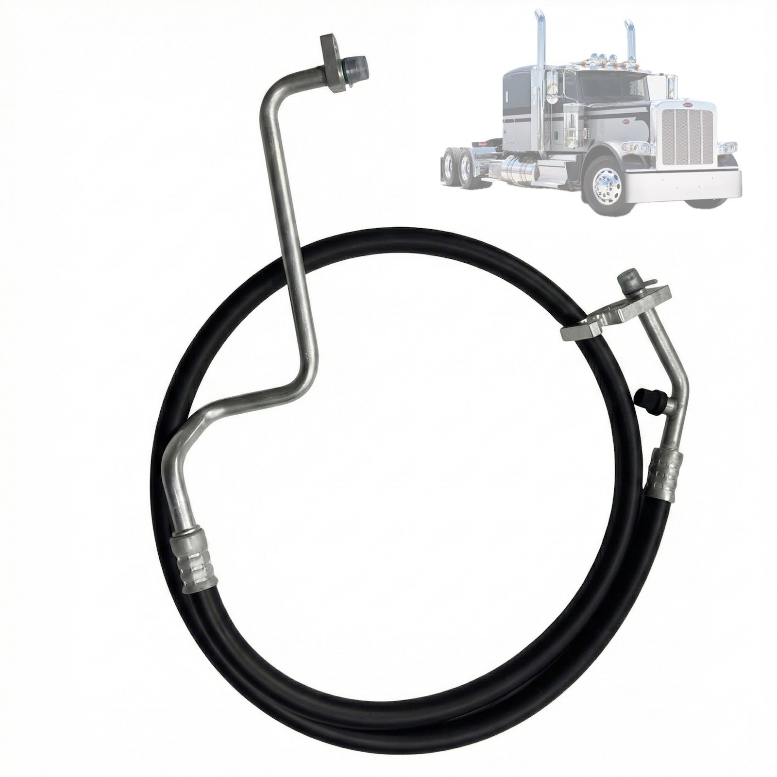 F50-6242-1475 HP Discharge AC Line Hose Assembly For Peterbilt Kenworth Trucks
