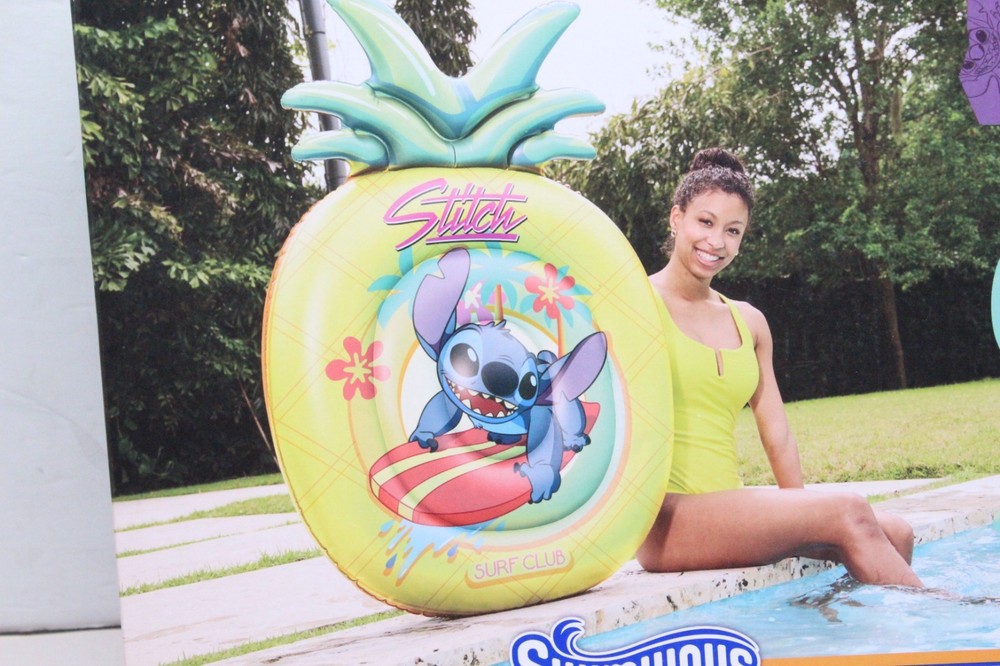 Swimways Disney Stitch Pool Float Oversized 48.5" x 32"