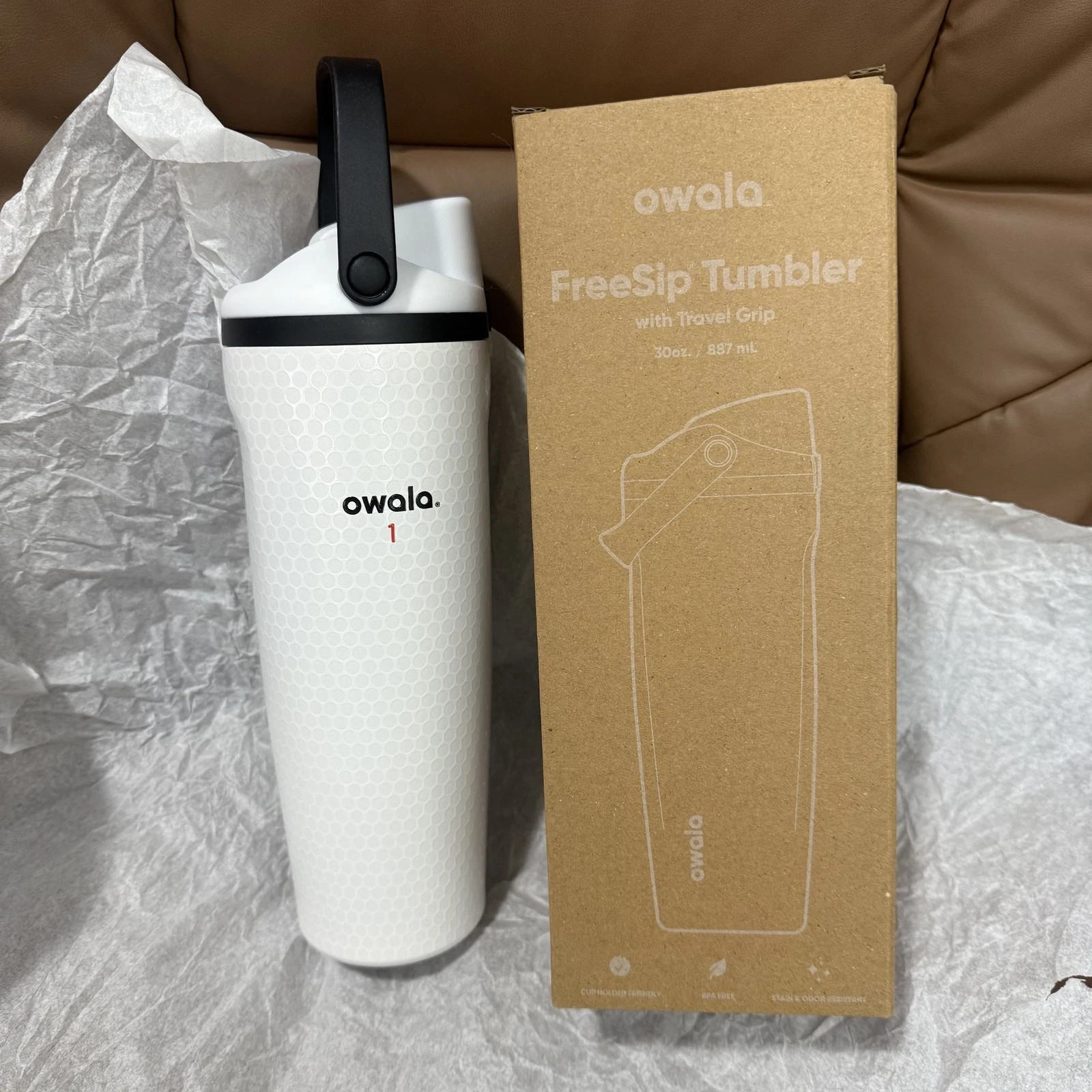 Owala Fairways For Days FreeSip Sway Golf Water Bottle 30oz New