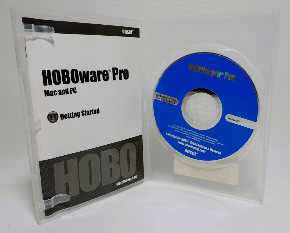 ONSET U10-003 HOBO U10 Temp/RH Data Loggers & BHW-PRO-CD software