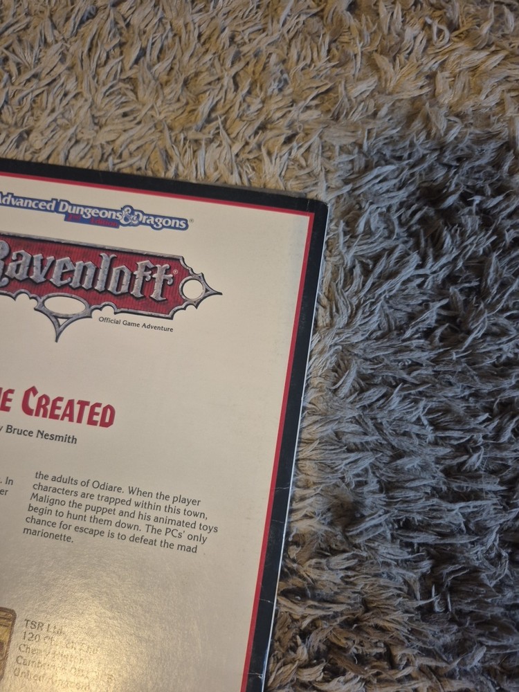 Dnd Ravenloff The Created