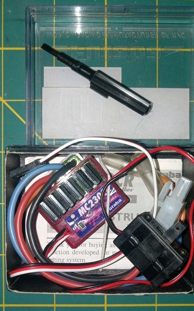NOS FUTABA MC230CR MOTOR CONTROLLER, SPEED CONTROL. Tamiya, Kyosho.
