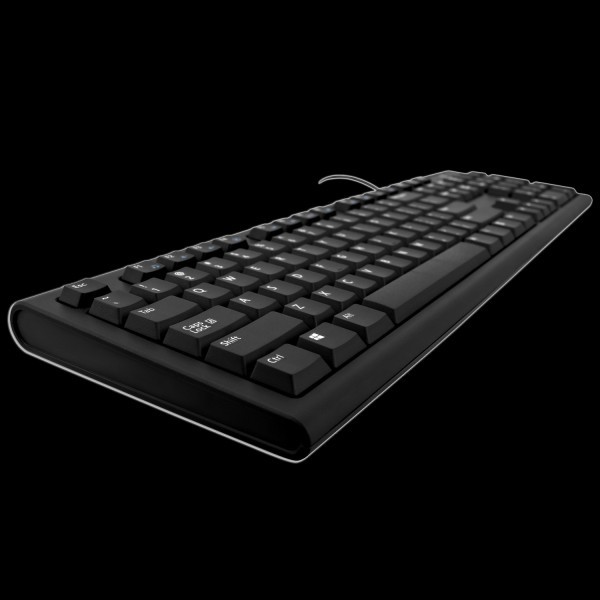 KU200US V7 USB Wired Keyboard - Black - US New