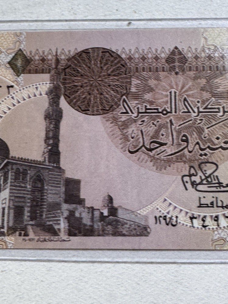 1981 Egypt 1 Pound Banknote P# 50a