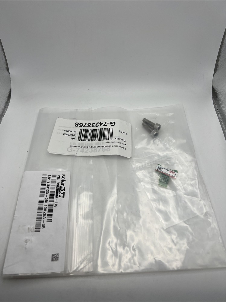 Solaredge BF10A2EA-5B RSE5000A Chip Single Phase Inverter