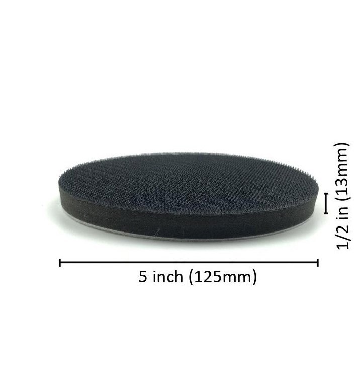 5" Hook & Loop Foam Interface Buffer Backing Pad