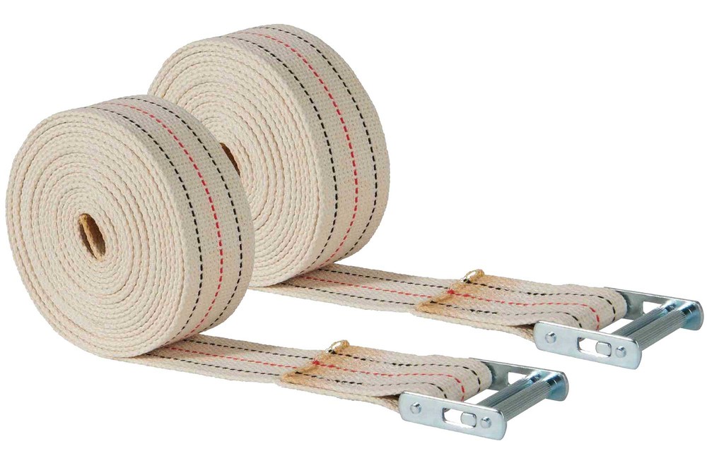 2" x 17' Piano Strap with Roller Buckle, Web Strap (2 Pack)