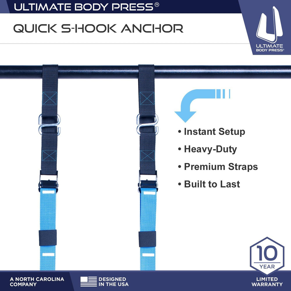 Joist Mount Pull up Bar with Extra Hardware and Mounting Template for Easy Insta