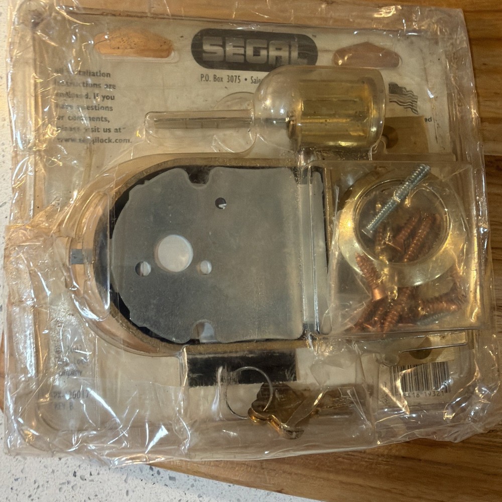Segal Model 687/688 Solid Bronze Double Cylinder Deadbolt – Maximum Security NEW