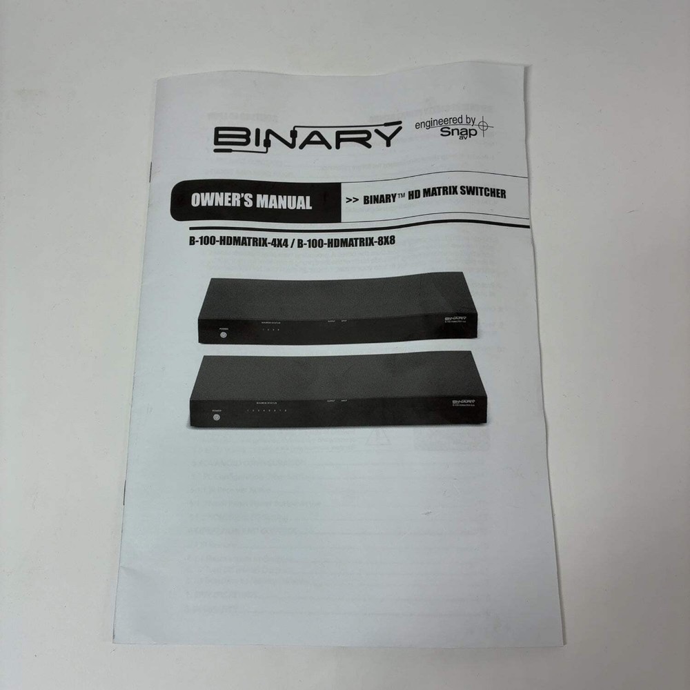 Binary B100 HDMATRIX 4x4