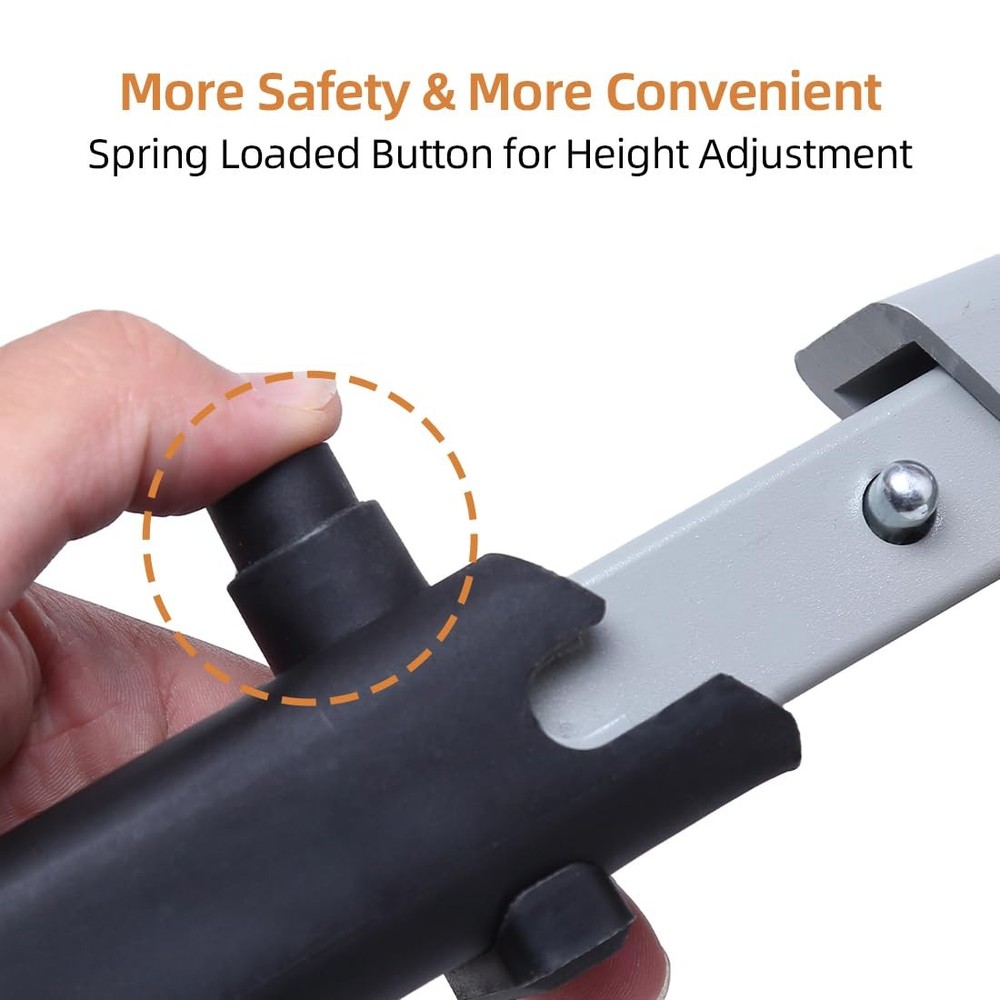 Large RV Step Stool, Adjustable Height Aluminum Folding Platform Step Ladder ...