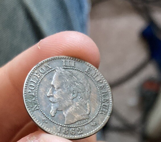 France 2 Centimes 1862 K - High Grade